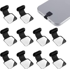 Jeffdad USB C Dust Plug, 10 Pcs Silicone Charger Protector Plug Cover...
