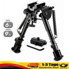 Taktische Einstellbare Bipod 6-9'' Gewehr Zweibein Faltfeder f&uuml;r Jagd Luftgeweh
