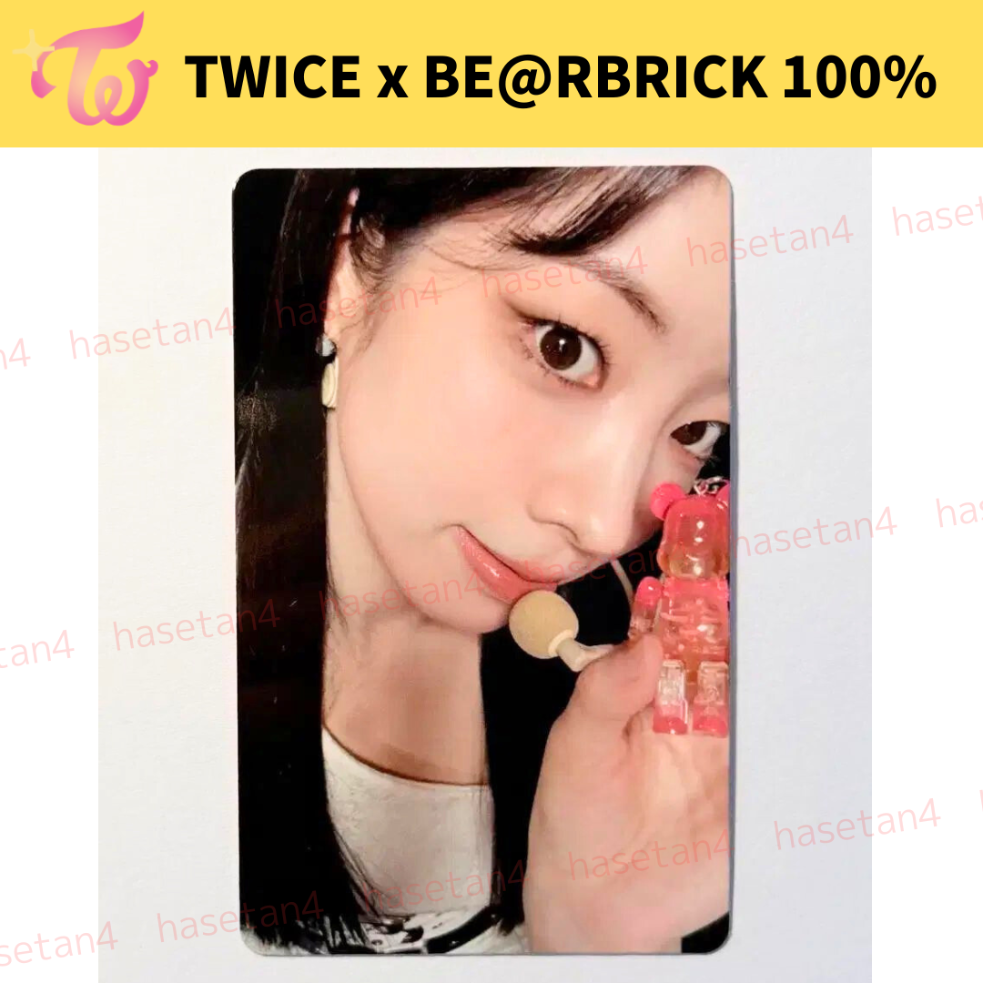 TWICE BE@RBRICK LIMITED EDITION 100% BEAR BRICK FANS SHOP PHOTO