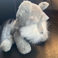 Russ Luv Pets Scruffy Scuffy Schnauzer Dog Puppy Pup Plush Stuffed Gray