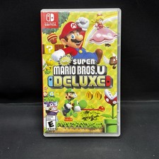Super Mario Bros. U Deluxe - Nintendo Switch Case Only No Game Cartridge