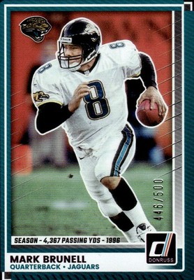 2025 Donruss #166 Mark Brunell Season Stat Line #/500