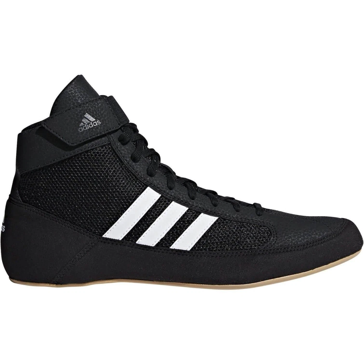adidas Havoc Mens Wrestling Shoes Black Combat Sports MMA Martial Arts Boots
