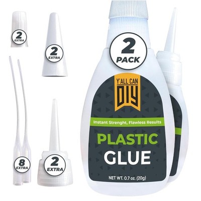Quick Dry Plastic Glue for Models - 20g 2 Pack