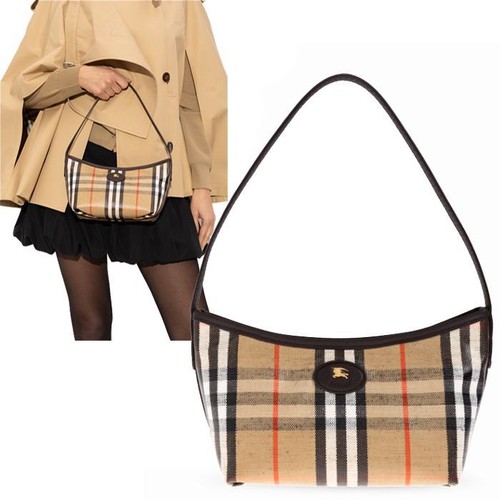 Burberry Highland Baguette Bag - 26SS - Check Mini Bag - 8112278 151678191