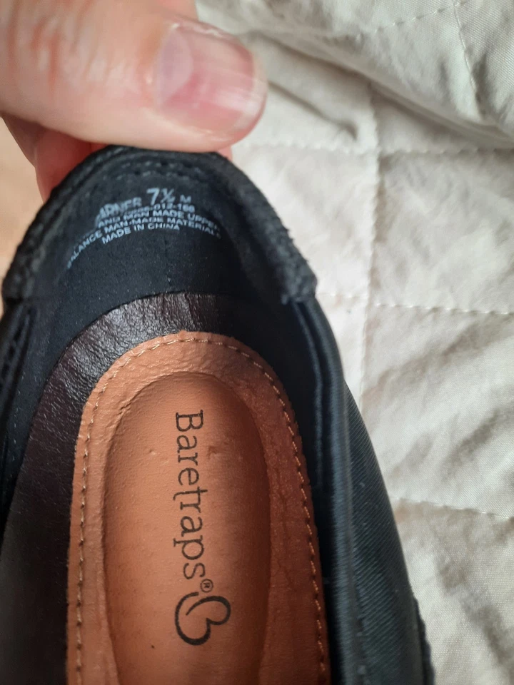 Zapatos sin cordones informales Baretraps Garner para mujer talla 7,5 M negros  Foto 4 de 4