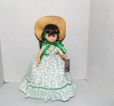 1989 Madame Alexander 14  Vinyl GWTW Scarlett Jubilee II Doll w/Hang Tag & Stand