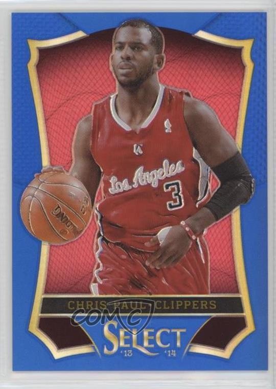 2013-14 Panini Select Blue Prizm 21/49 Chris Paul #29 d5c