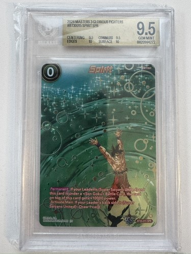 Dragon Ball Super Masters Three Glorious Fighters BT30 SPIRIT BGS 9.5