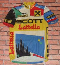 SCOTT LATTELLA MAGLIA SHIRT MAILLOT BICI CICLISMO CYCLISM (500) tg. S