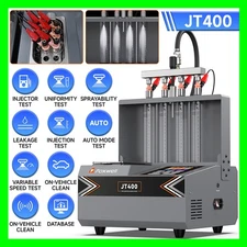 FOXWELL JT400 Fuel Injector Cleaner Tester Ultrasonic Injector Cleaning Machine