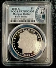 2023 S Morgan & Peace Silver Dollar (2 Coin Set) PCGS PR70 ‼️FIRST STRIKE‼️