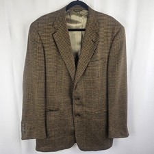 AUSTIN REED McRAE  S Wool Houndstooth Blazer Vtg 90's Men's 41L USA Made Refined