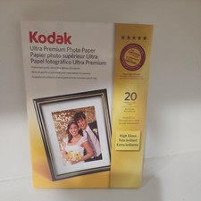 Kodak Ultra Premium Photo Paper 20 Sheets High Gloss 5x7 - Brand New Sealed