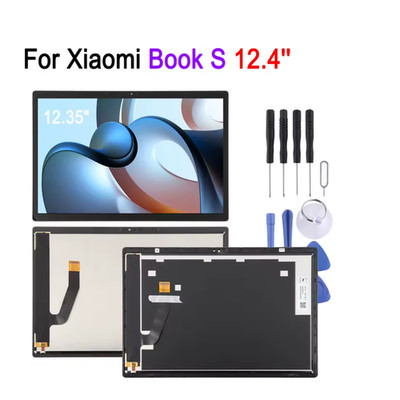 Original Display LCD Screen Touch Digitizer Frame For Xiaomi Book S 12.4 inches