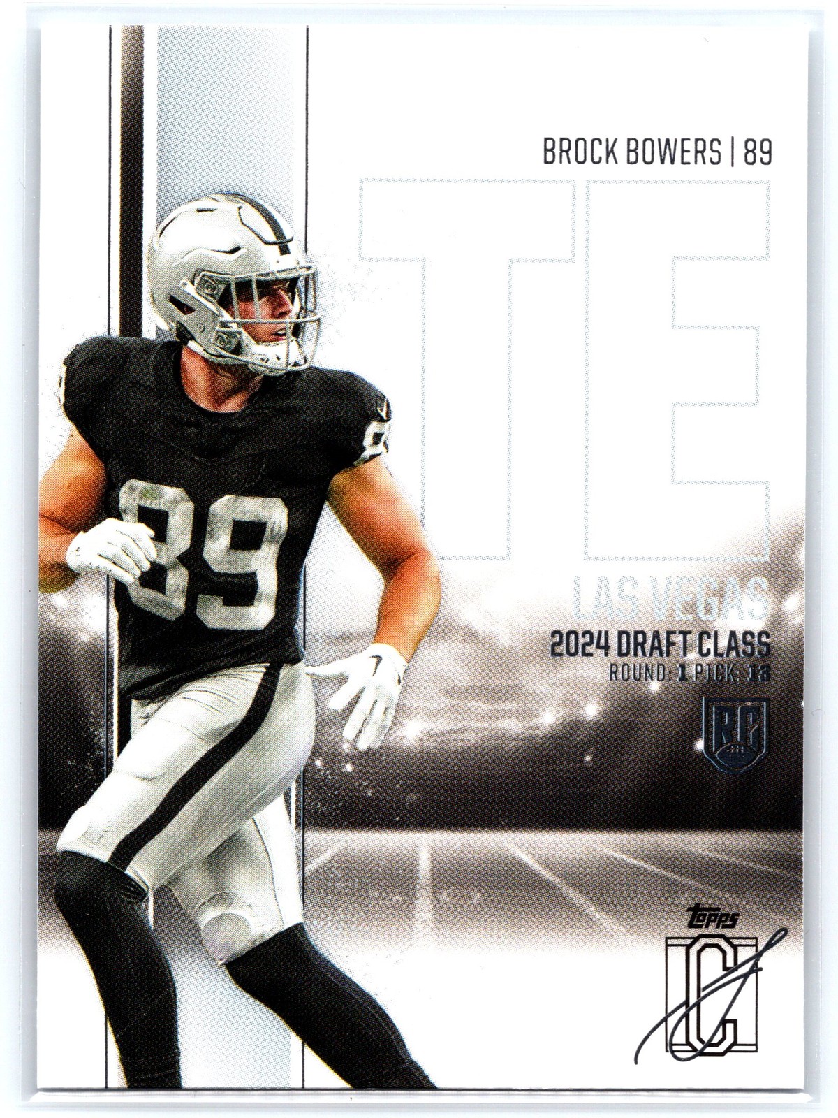 2024 Topps Signature Class #129 Brock Bowers