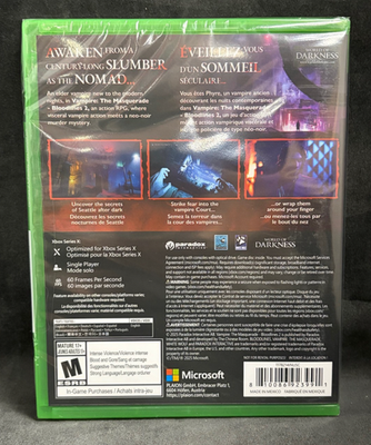 Vampire: The Masquerade - Bloodlines 2 (Xbox Series X) BRAND NEW
