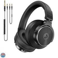 Wired Over Ear Headphones, Studio Monitor  Mixing DJ Headphones with 50mm Ne...