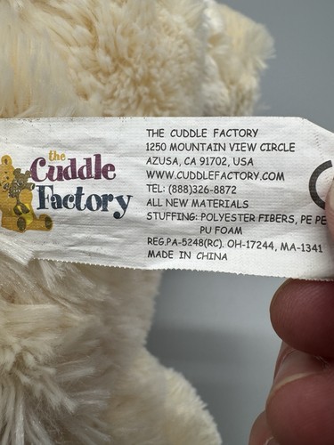 Cuddle Factory beige Hase Kaninchen Plüschtier Stofftier lange Schlappohren 14 Zoll - Bild 9 von 12