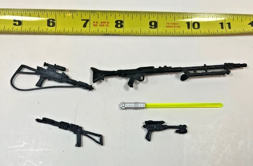 Vintage Star Wars Power of the Force Loose Accessories Light Saber Blasters