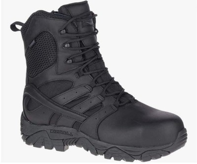 Merrell J17555 Mens Moab2 8'' Defense Zip Boot