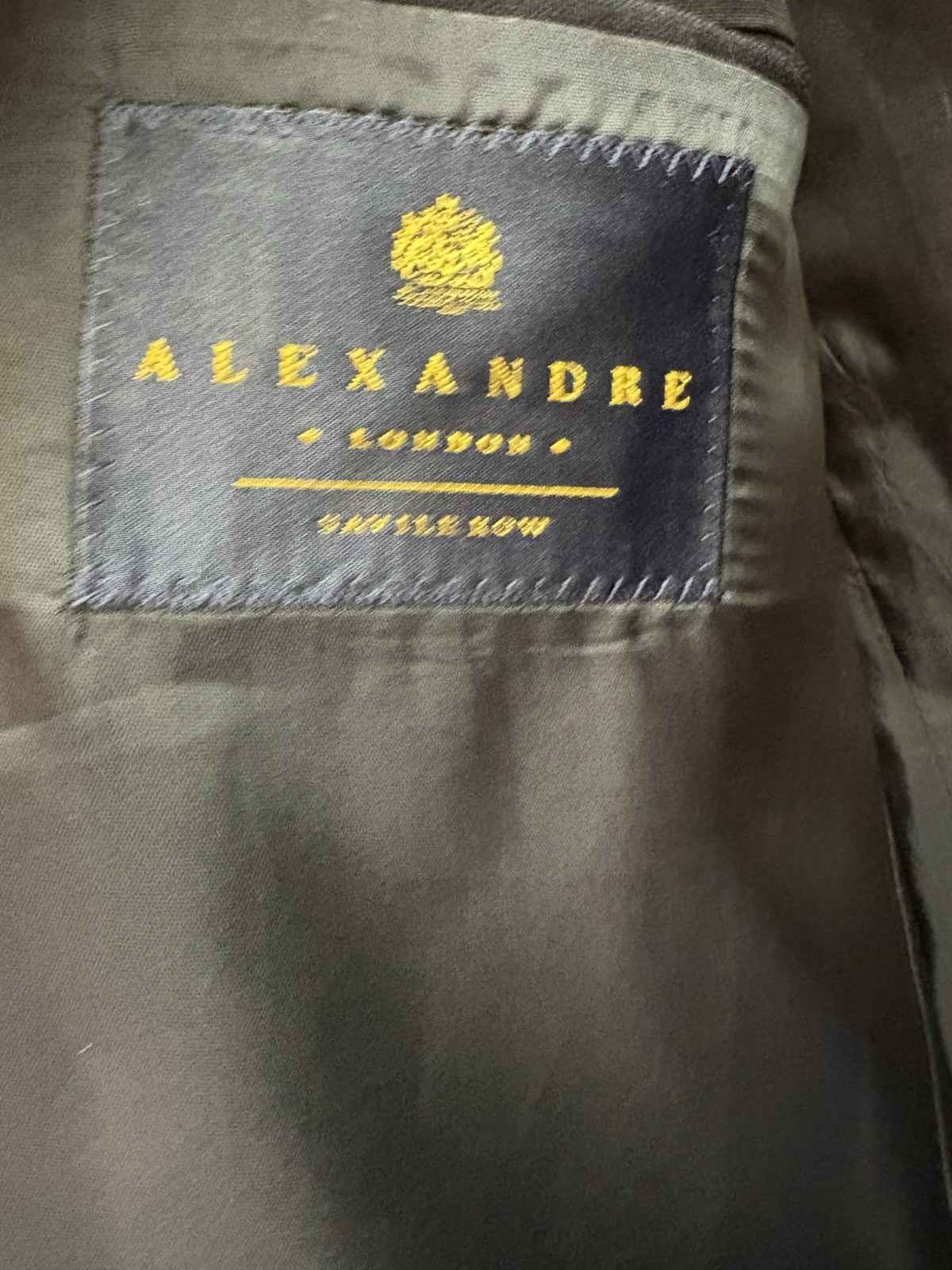 Blazer uomo Alexandre London lana blu 42 righe Saville fila sartoriale in Portogallo