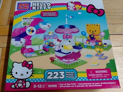Mega Bloks Hello Kitty 10956 Fun at the Fair 223 Pieces NEW