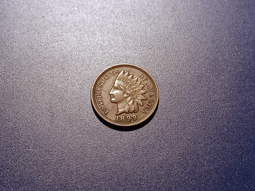 Choice AU 1899 Indian Head Cent