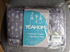 Yeahome Portable Diaper Changing Pad - New in Plastic - Waterproof Travel Mat