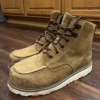 Brunt Workwear Marin 6” Safety Toe And Met Guard Size 9.5 Includes Insoles