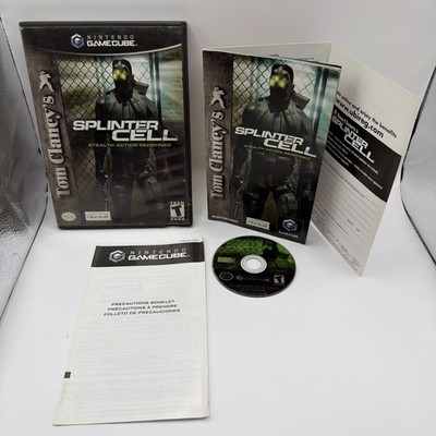 Tom Clancy s Splinter Cell Nintendo GameCube Complete CIB with Registration Card
