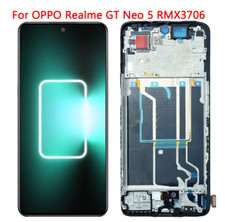 Original For Realme GT Neo 5 RMX3706 LCD Screen Display Touch Digitizer Frame