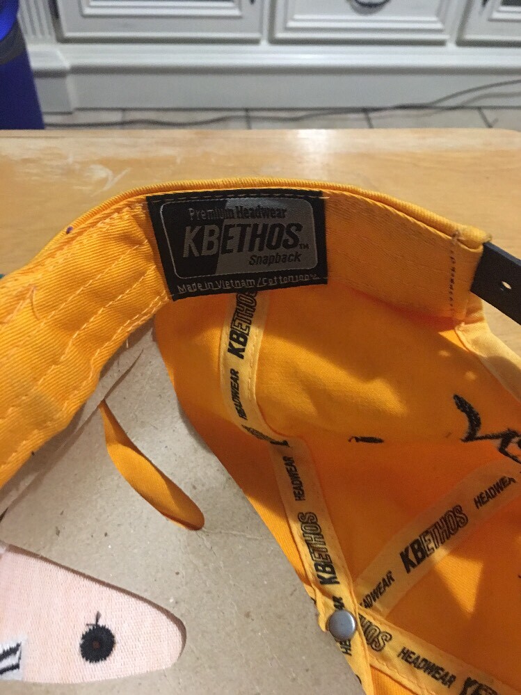 New York City State KBETHOS Snapback Premium Hat Cap Headwear Yellow Multi
