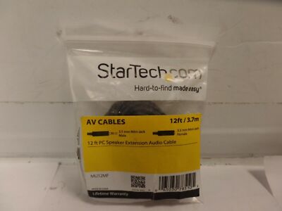 StarTech MU12MF StarTech.com 12 ft PC Speaker Extension Audio Cable - Mini-phone