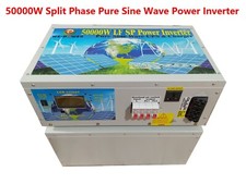 50000W LF SP Pure Sine Wave Solar Power Inverter 48VDC/110V,220VAC Charger Tools