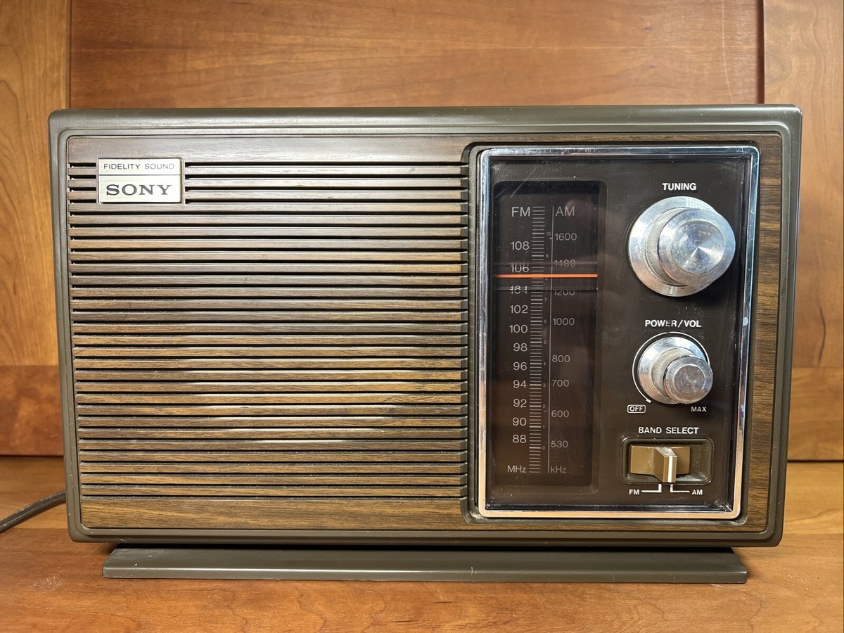 Sony Model ICF-9630W High Fidelity FM/AM Table Radio TESTED | eBay