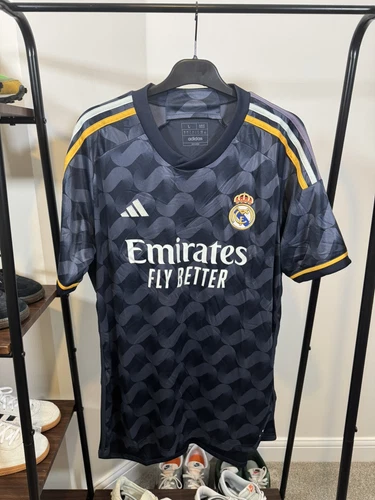 Real Madrid Football Shirt Jersey 2023/24 Away Men’s XL BNIB RRP £80 Genuine