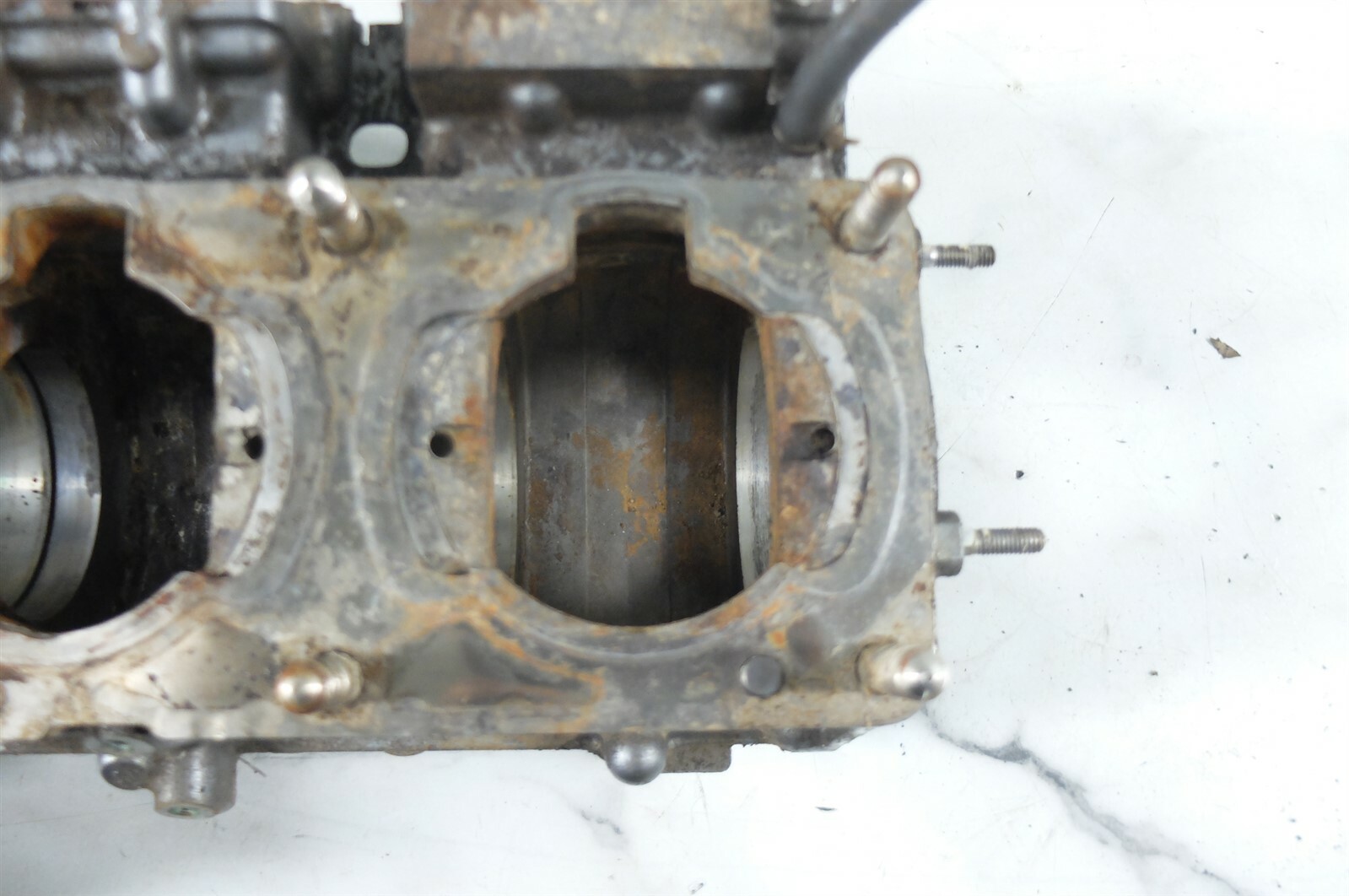 95 Kawasaki 900 ZXI Jet Ski engine crank case cases block bottom end ...