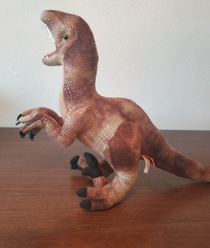 RARE Wild Republic Dinosaur Velociraptor Dinosaur Plush Stuffed Animal Toy 12x19 - 第 7/10 張圖片