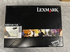 GENUINE LEXMARK X651A11A RETURN PROGRAM PRINT CARTRIDGE BLACK
