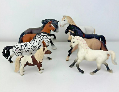Schleich Pferde 8x Konvolut Restposten Stuten 2009 - 2016