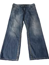 Silver Jeans Mens Gordie 34/30 Thick Stitch Y2K Denim Casual Rockabilly Bootcut