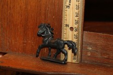Vintage Cowboy Western Toy Horse Black Hong Kong