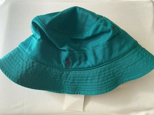 New RALPH LAUREN BUCKET HAT COTTON 