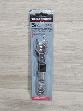 Combination Wrench 5pc Set SAE 3/8 ,7/16 ,1/2 ,9/16 ,5/8 Task Force 
