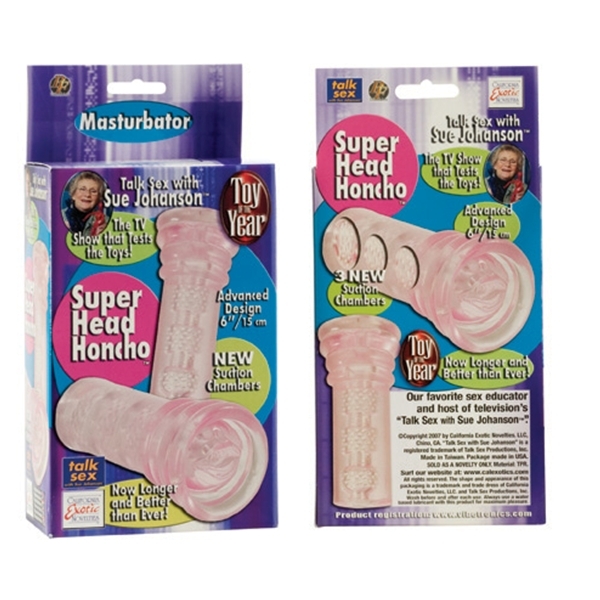 Super Head Honcho Sue Johanson Male Masturbator Stroker Bulk Discreet  Shipping 891666692810| eBay
