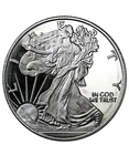 1 TROY OZ .999 FINE SILVER BULLION WALKING LIBERTY ROUND BU