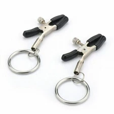 2pc Breast Nipple Clamps Clit Clip SM Bondage Sex-toys  