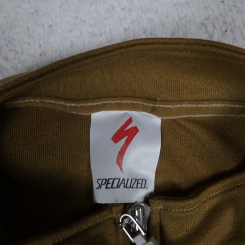 Vintage Specialized Activewear Top Men Size L/XL Tan Short Sleeve Made in USA - Picture 7 of 19