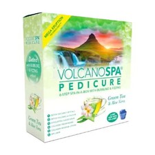 Volcano Spa Eruption Pedicure 6 Steps - Green Tea  Aloe Vera